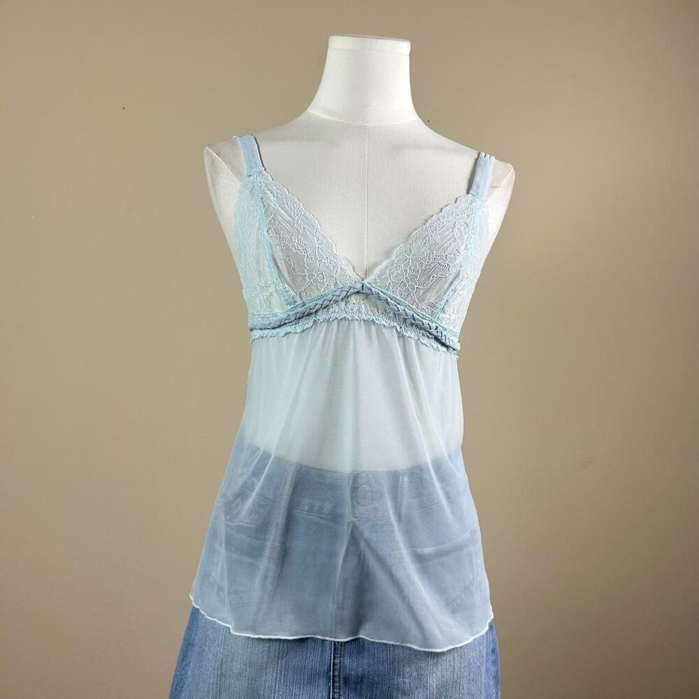Lastasia Blue Fairy Sheer Cami Top